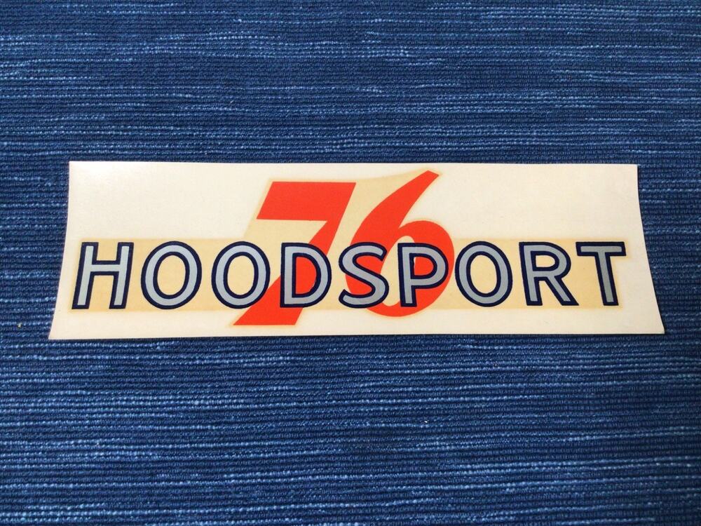 VTG Union 76 Oil Hoodsport Washington Gas Station Transfer Decal Travel Souvenir